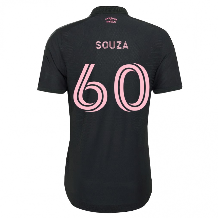 נשים כדורגל Brandon Souza #60 ורוד שחור לבן הרחק ג'רזי 2026/27