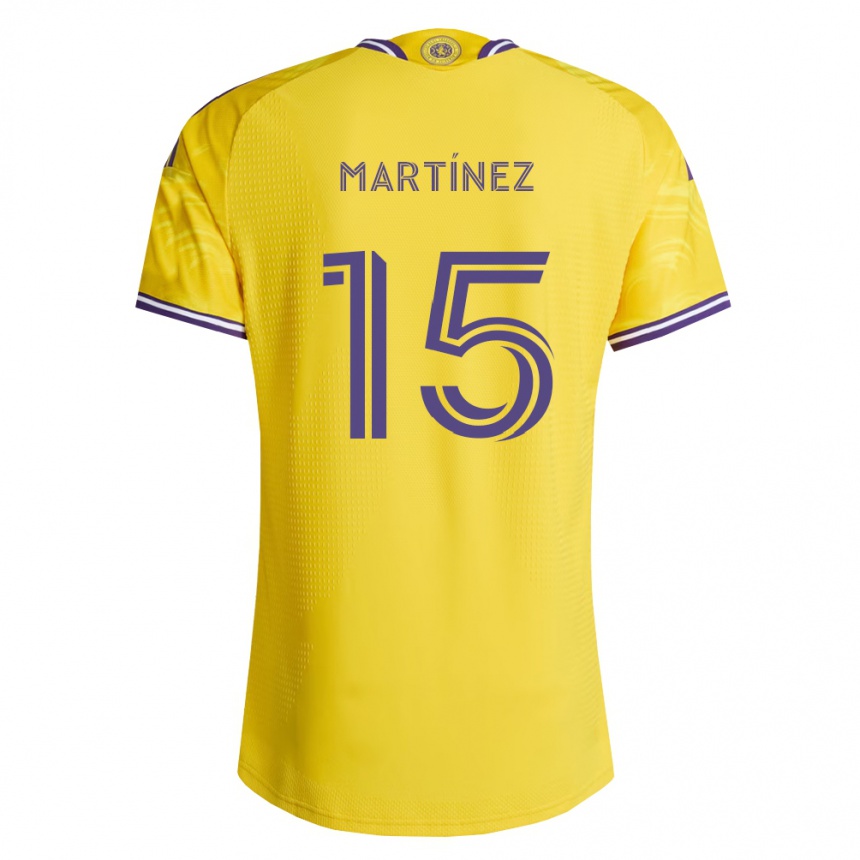 נשים כדורגל Antonio Martínez #15 סגול צהוב הרחק ג'רזי 2026/27