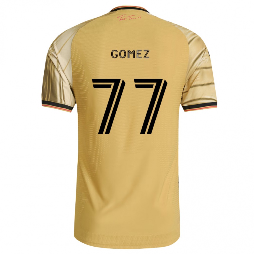 נשים כדורגל Sam Gomez #77 חום צהוב שחור הרחק ג'רזי 2026/27 נשים כדורגל Sam Gomez #77 חום צהוב שחור הרחק ג'רזי 2026/27