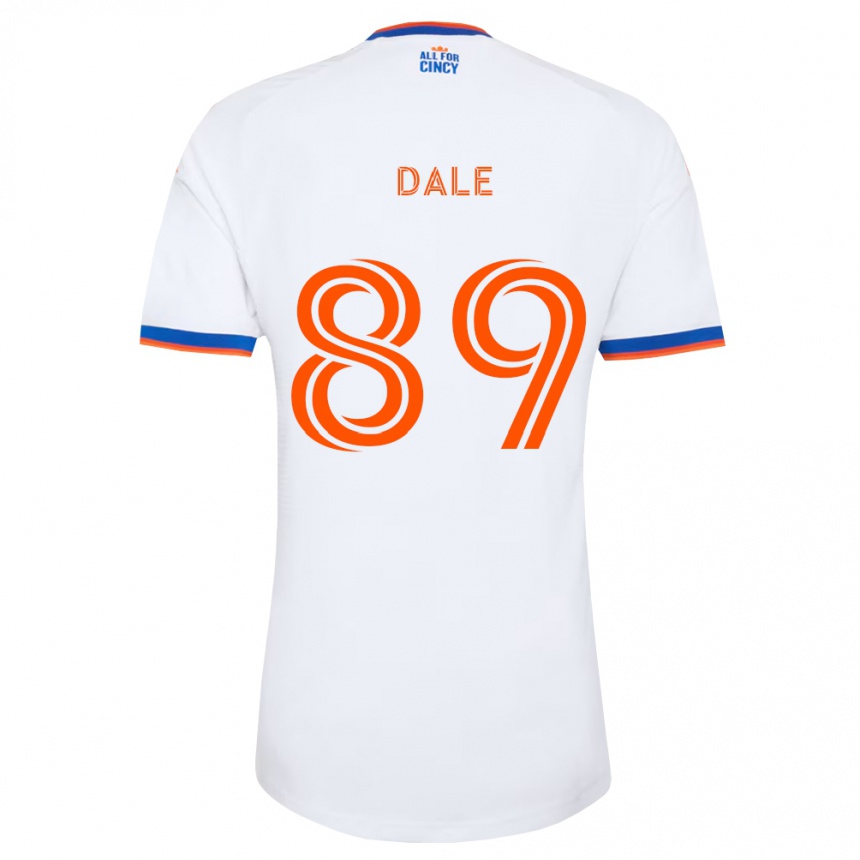 נשים כדורגל Connor Dale #89 לבן כחול צי כתום הרחק ג'רזי 2026/27 נשים כדורגל Connor Dale #89 לבן כחול צי כתום הרחק ג'רזי 2026/27