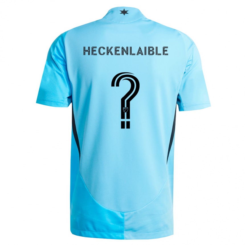 נשים כדורגל Andrew Heckenlaible #0 כחול בהיר שחור הרחק ג'רזי 2026/27 נשים כדורגל Andrew Heckenlaible #0 כחול בהיר שחור הרחק ג'רזי 2026/27