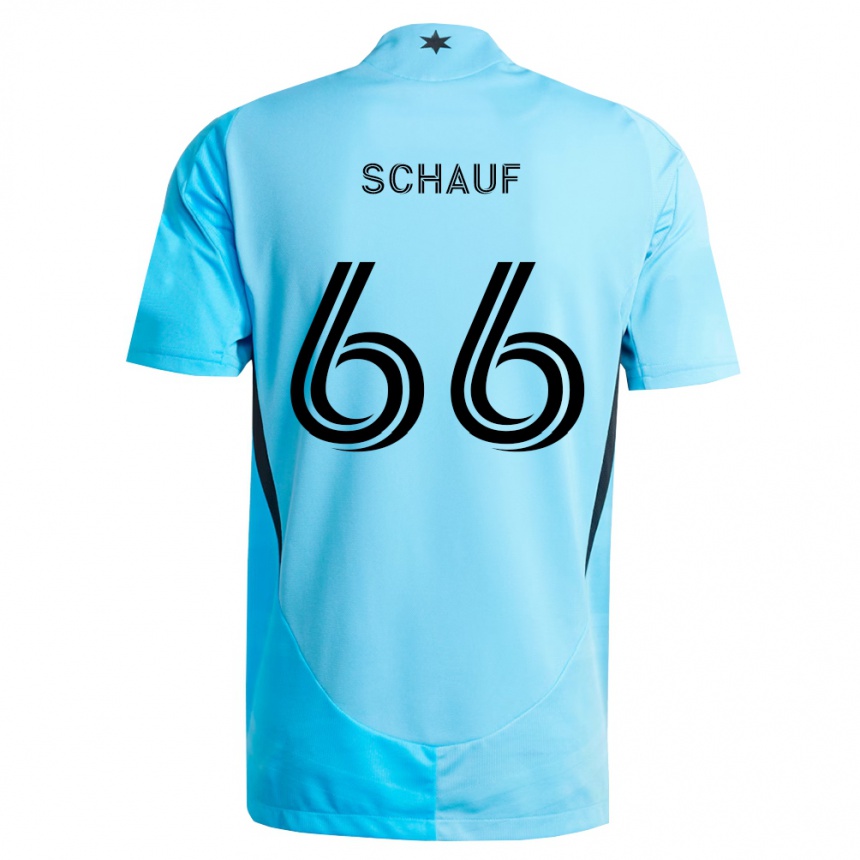 נשים כדורגל Brody Schauf #66 כחול בהיר שחור הרחק ג'רזי 2026/27
