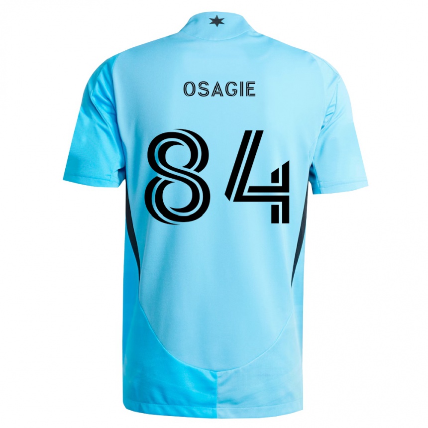 נשים כדורגל Nosazena Osagie #84 כחול בהיר שחור הרחק ג'רזי 2026/27