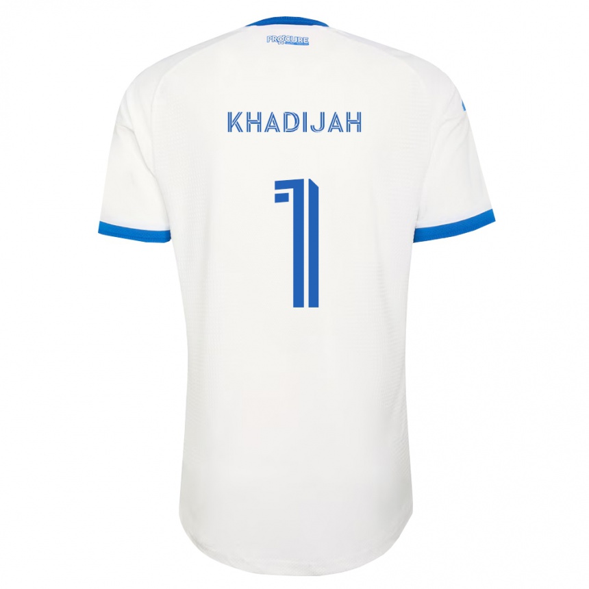 נשים כדורגל Cissé Khadijah #1 כחול שמיים לבן הרחק ג'רזי 2026/27
