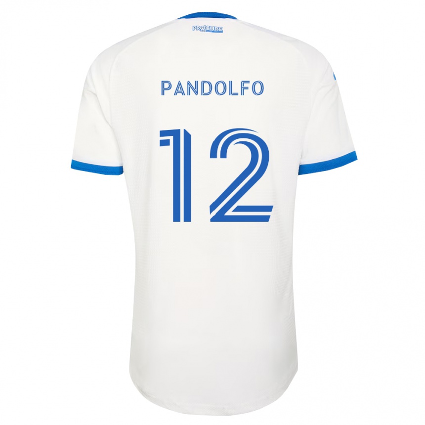 נשים כדורגל Gabriel Pandolfo #12 כחול שמיים לבן הרחק ג'רזי 2026/27