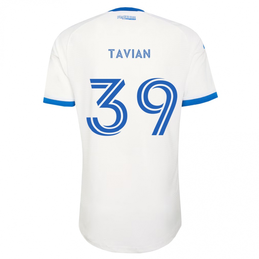 נשים כדורגל Vandendort Tavian #39 כחול שמיים לבן הרחק ג'רזי 2026/27