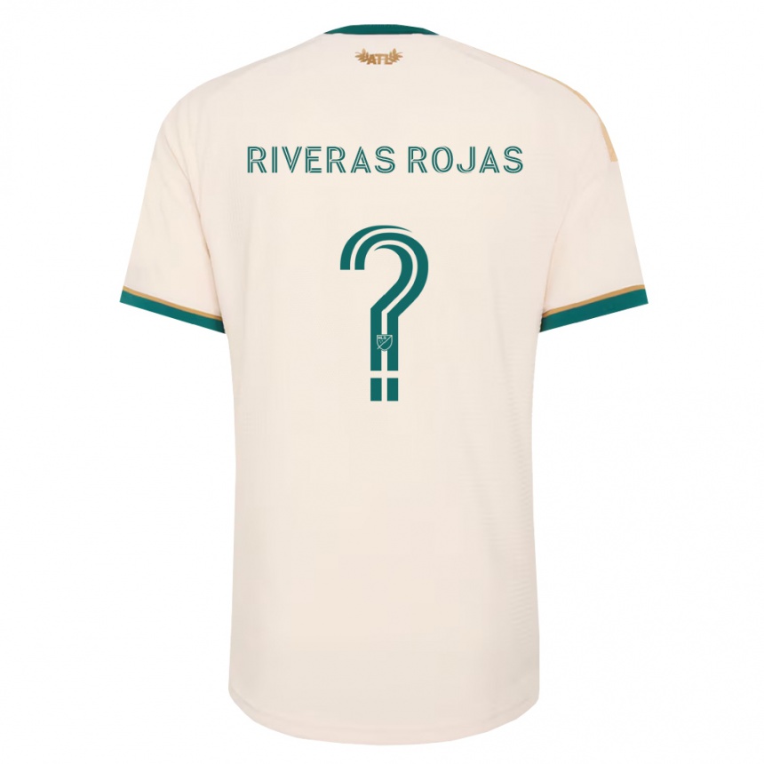נשים כדורגל Gonzalo Riveras Rojas #0 ירוק שמפניה הרחק ג'רזי 2026/27