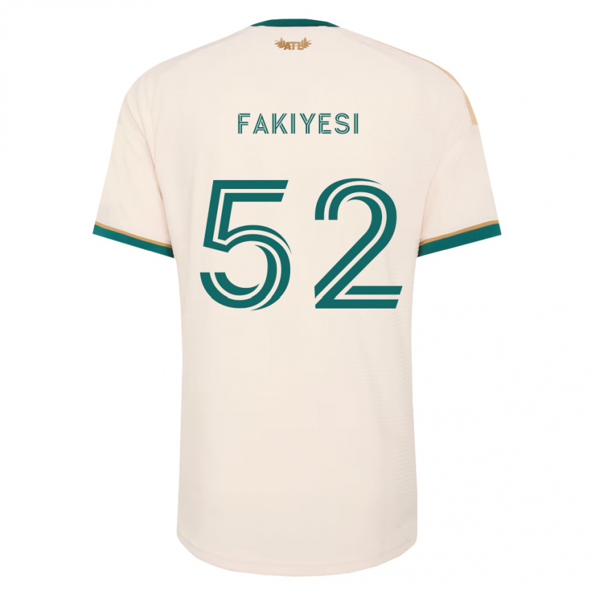 נשים כדורגל Seyi Fakiyesi #52 ירוק שמפניה הרחק ג'רזי 2026/27