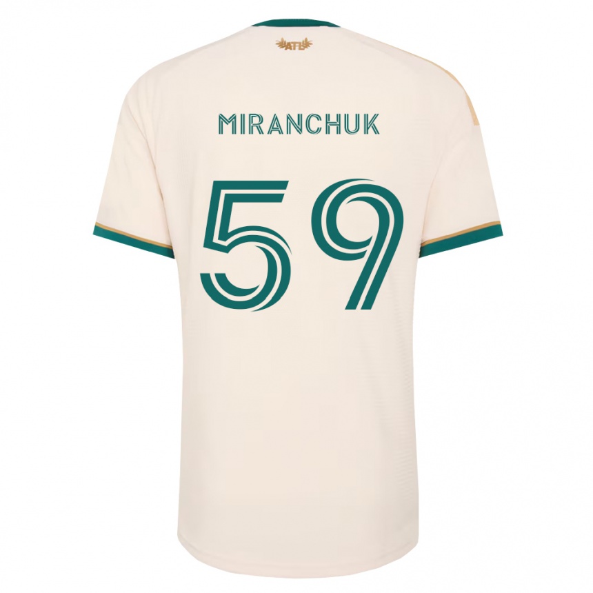 נשים כדורגל אלכסיי מיראנצ'וק #59 ירוק שמפניה הרחק ג'רזי 2026/27