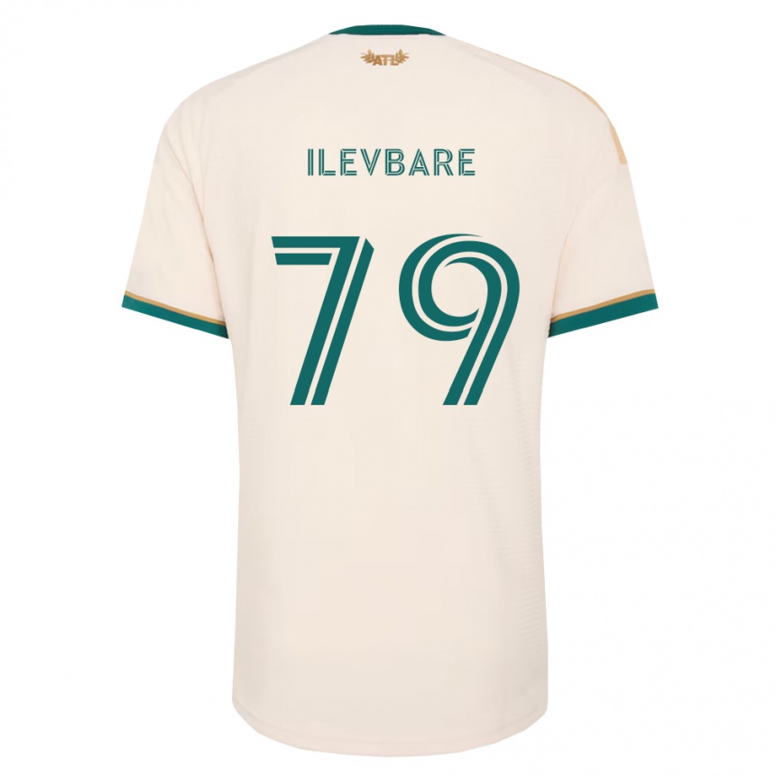 נשים כדורגל David Ilevbare #79 ירוק שמפניה הרחק ג'רזי 2026/27