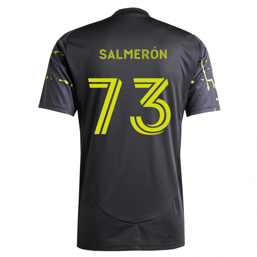 נשים כדורגל Jorge Salmerón #73 צהוב ניאון שחור הרחק ג'רזי 2026/27