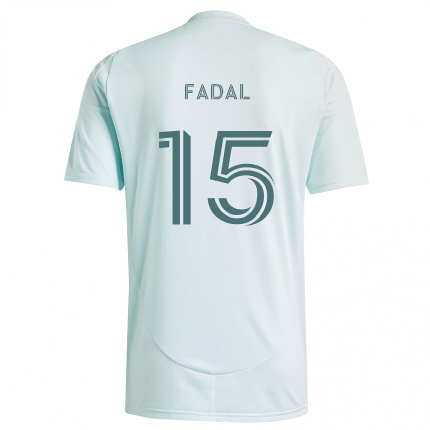 נשים כדורגל עלי פאדל #15 לבן ירוק בהיר הרחק ג'רזי 2026/27 נשים כדורגל עלי פאדל #15 לבן ירוק בהיר הרחק ג'רזי 2026/27