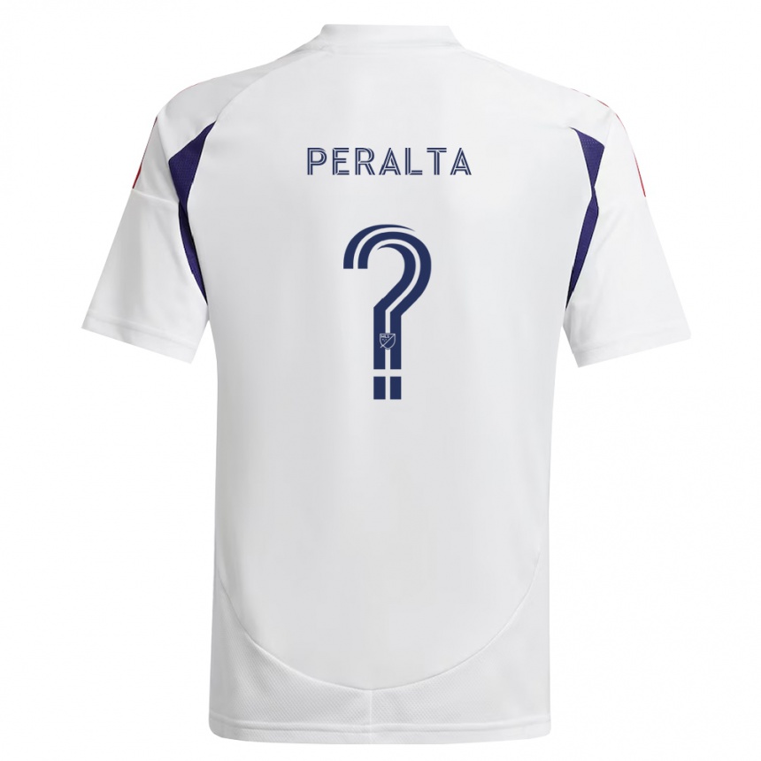 נשים כדורגל Hunter Peralta #0 כחול מלכותי אדום חום הרחק ג'רזי 2026/27