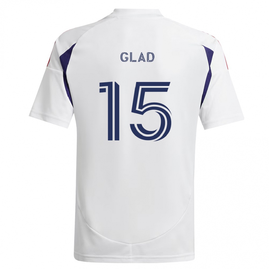 נשים כדורגל Justen Glad #15 כחול מלכותי אדום חום הרחק ג'רזי 2026/27