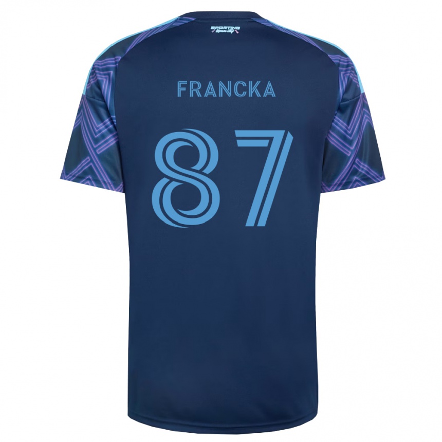 נשים כדורגל Jack Francka #87 כחול מלכותי סגול הרחק ג'רזי 2026/27