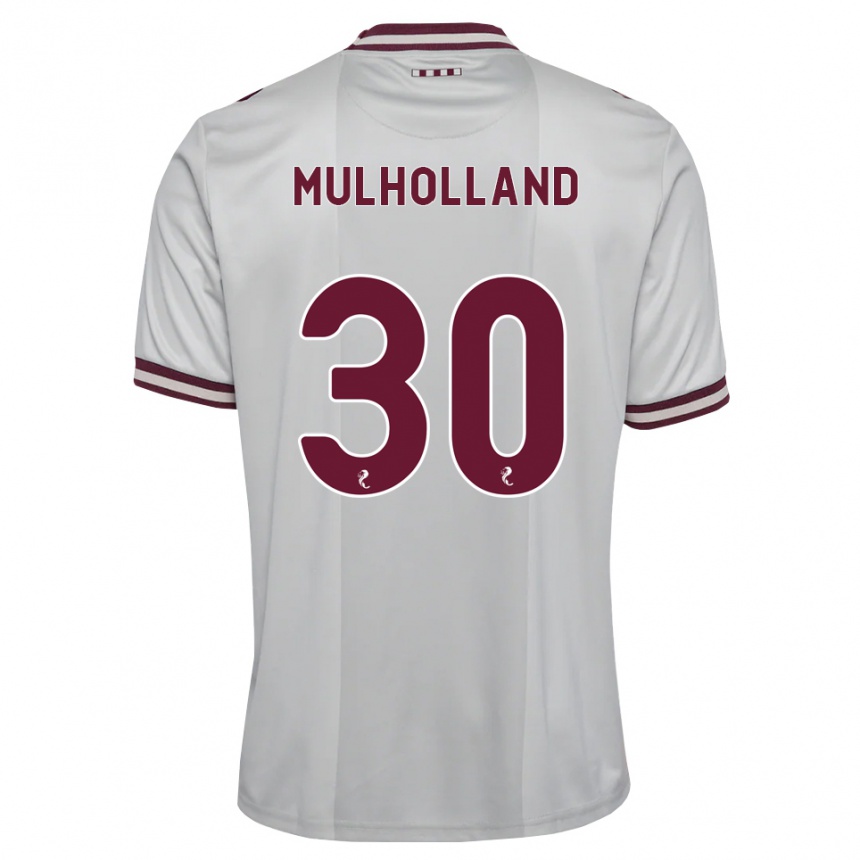 נשים כדורגל James Mulholland #30 לבן בורגונדי הרחק ג'רזי 2026/27