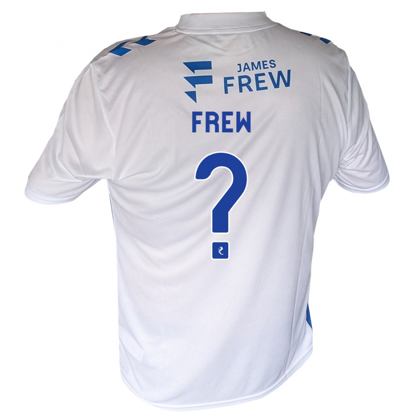 ילדים כדורגל Tony Frew #0 כחול מלכותי לבן ג'רזי ביתית 2026/27
