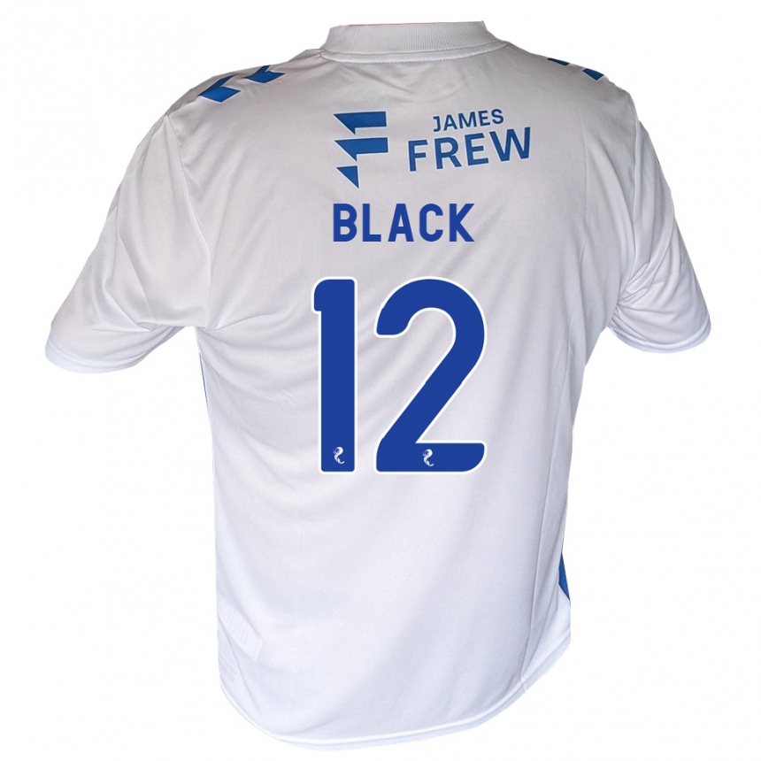 ילדים כדורגל Kai Black #12 כחול מלכותי לבן ג'רזי ביתית 2026/27