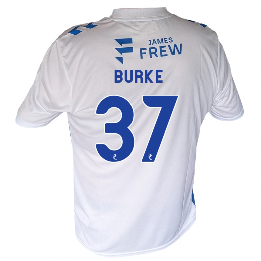 ילדים כדורגל Cole Burke #37 כחול מלכותי לבן ג'רזי ביתית 2026/27