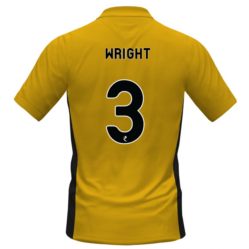 ילדים כדורגל Duncan Wright #3 כתום שחור ג'רזי ביתית 2026/27 ילדים כדורגל Duncan Wright #3 כתום שחור ג'רזי ביתית 2026/27