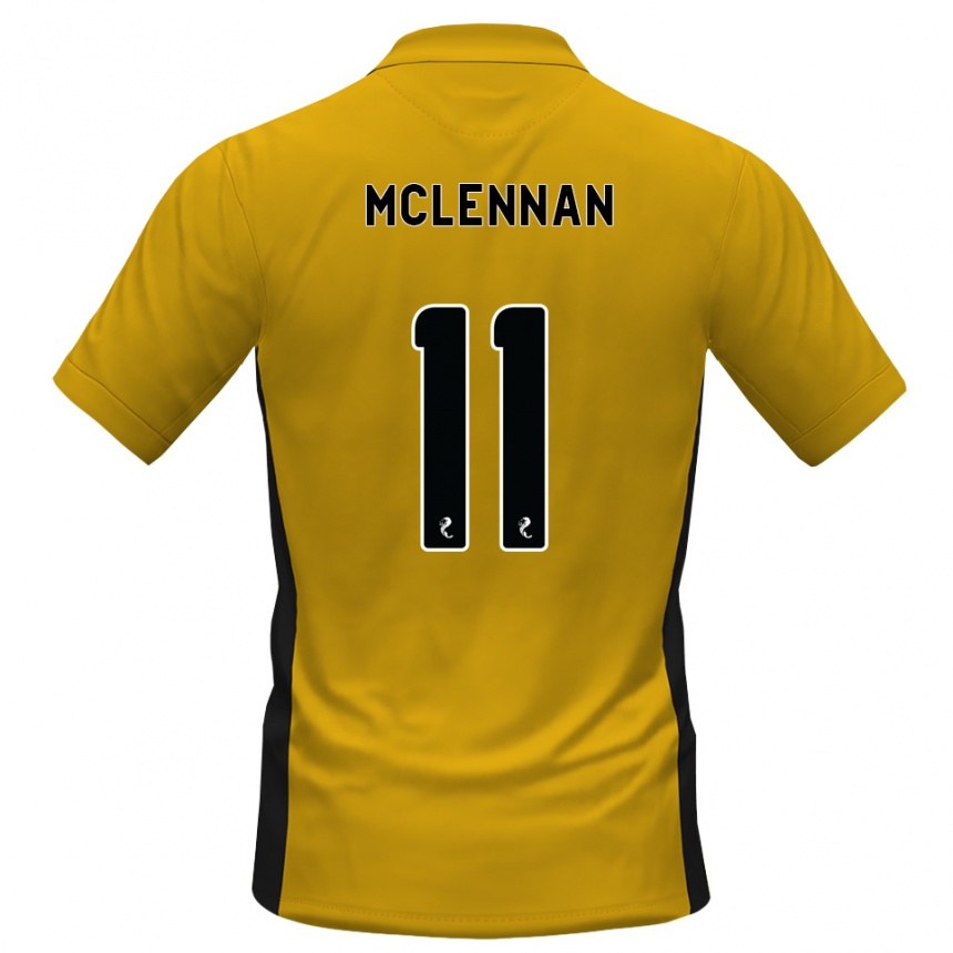 ילדים כדורגל Connor Mclennan #11 כתום שחור ג'רזי ביתית 2026/27