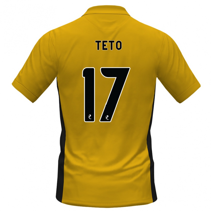 ילדים כדורגל Aphelele Teto #17 כתום שחור ג'רזי ביתית 2026/27 ילדים כדורגל Aphelele Teto #17 כתום שחור ג'רזי ביתית 2026/27