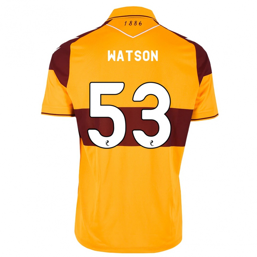 ילדים כדורגל Blane Watson #53 בורדו כתום ג'רזי ביתית 2026/27