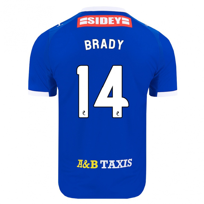ילדים כדורגל Scarlett Brady #14 כחול אדום צהוב ג'רזי ביתית 2026/27 ילדים כדורגל Scarlett Brady #14 כחול אדום צהוב ג'רזי ביתית 2026/27