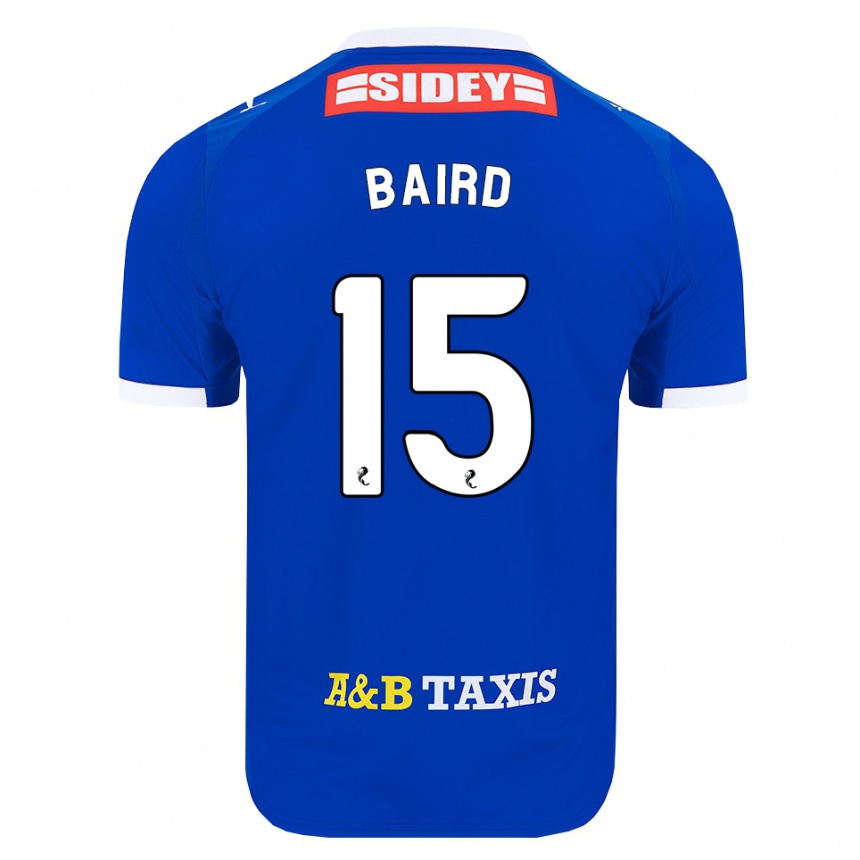 ילדים כדורגל Jack Baird #15 כחול אדום צהוב ג'רזי ביתית 2026/27 ילדים כדורגל Jack Baird #15 כחול אדום צהוב ג'רזי ביתית 2026/27