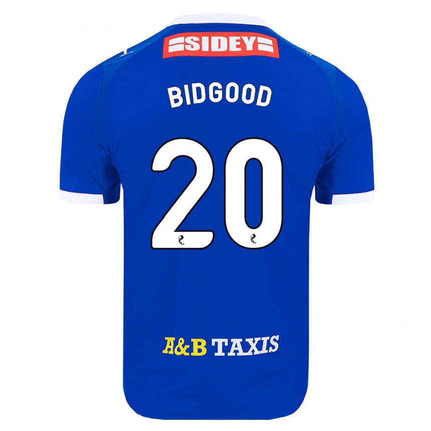 ילדים כדורגל Aoife Bidgood #20 כחול אדום צהוב ג'רזי ביתית 2026/27