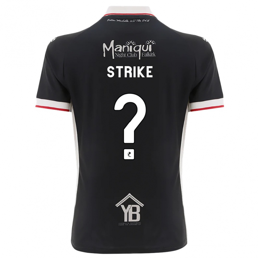 ילדים כדורגל Ally Strike #0 שחור לבן אדום ג'רזי ביתית 2026/27