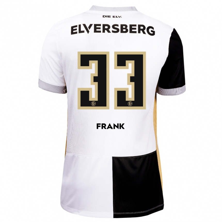 ילדים כדורגל Ronja Frank #33 שחור לבן חום ג'רזי ביתית 2026/27