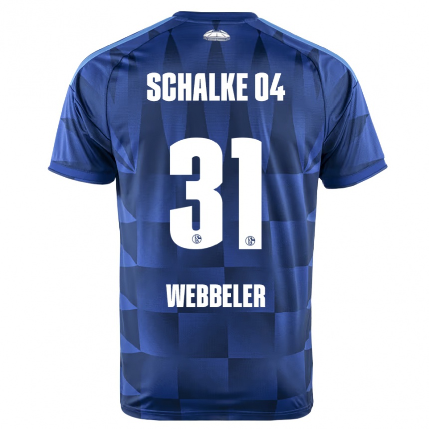 ילדים כדורגל Vada Webbeler #31 כחול כהה צהוב לבן ג'רזי ביתית 2026/27