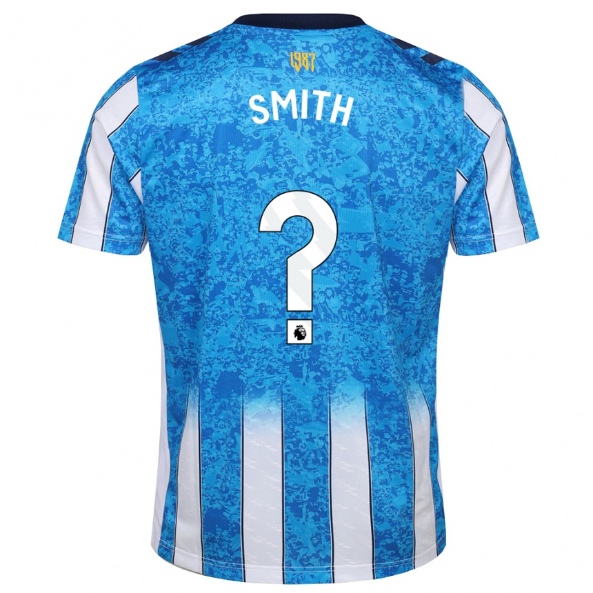 ילדים כדורגל ג'יידן סמית' #0 לבן כחול כתום ג'רזי ביתית 2026/27