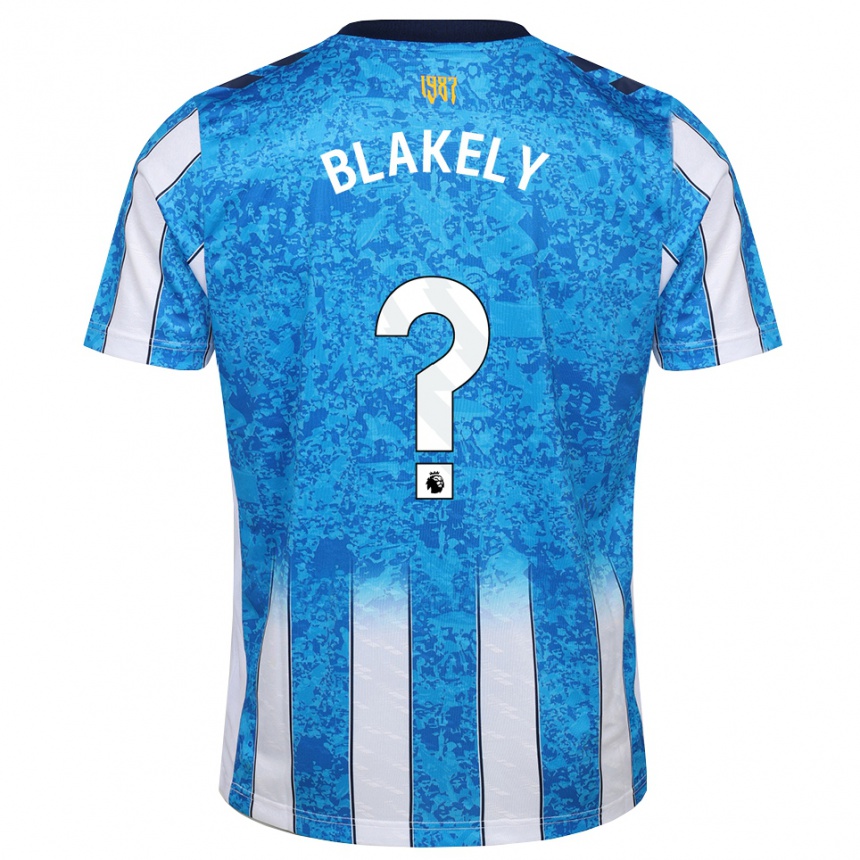 ילדים כדורגל Ben Blakely #0 לבן כחול כתום ג'רזי ביתית 2026/27