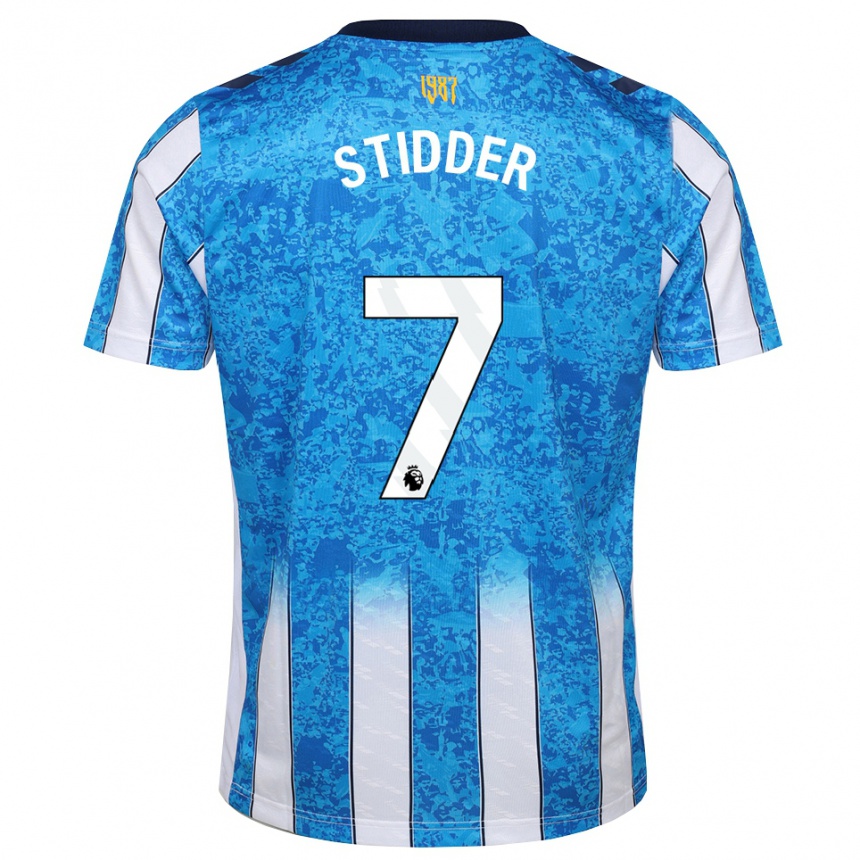 ילדים כדורגל Joshua Stidder #7 לבן כחול כתום ג'רזי ביתית 2026/27 ילדים כדורגל Joshua Stidder #7 לבן כחול כתום ג'רזי ביתית 2026/27