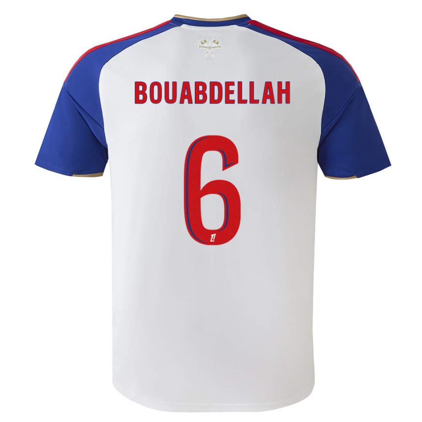 ילדים כדורגל Jalis Bouabdellah #6 כחול מלכותי אדום לבן ג'רזי ביתית 2026/27