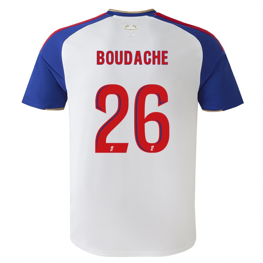 ילדים כדורגל Kaïl Boudache #26 כחול מלכותי אדום לבן ג'רזי ביתית 2026/27 ילדים כדורגל Kaïl Boudache #26 כחול מלכותי אדום לבן ג'רזי ביתית 2026/27