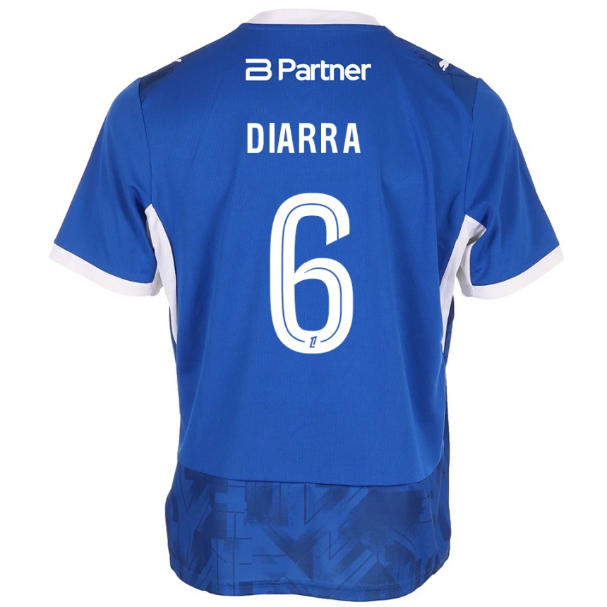 ילדים כדורגל Salimou Diarra #6 כחול בינוני לבן ג'רזי ביתית 2026/27