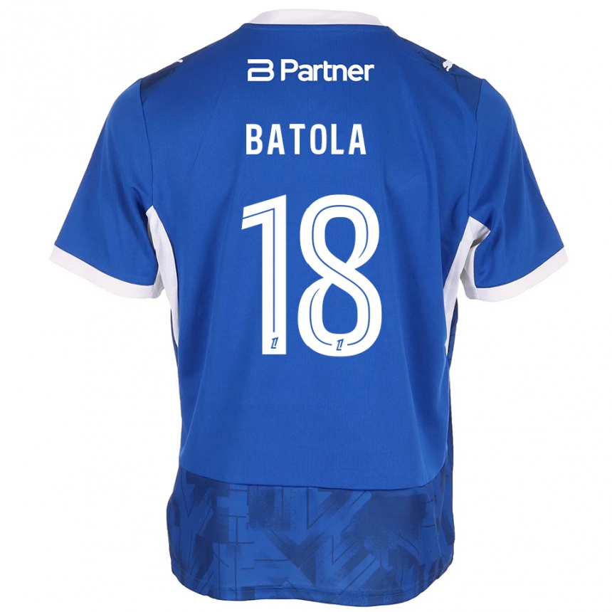 ילדים כדורגל Christ Batola #18 כחול בינוני לבן ג'רזי ביתית 2026/27 ילדים כדורגל Christ Batola #18 כחול בינוני לבן ג'רזי ביתית 2026/27