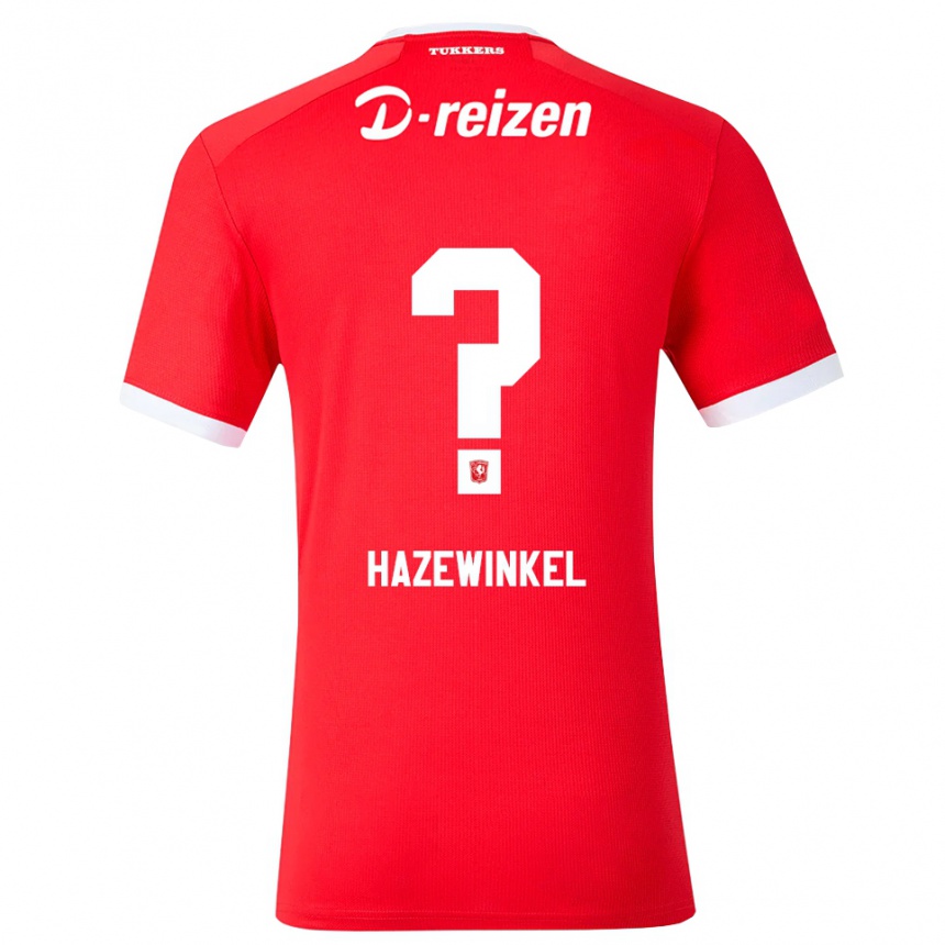 ילדים כדורגל Ruben Hazewinkel #0 אדום לבן ג'רזי ביתית 2026/27