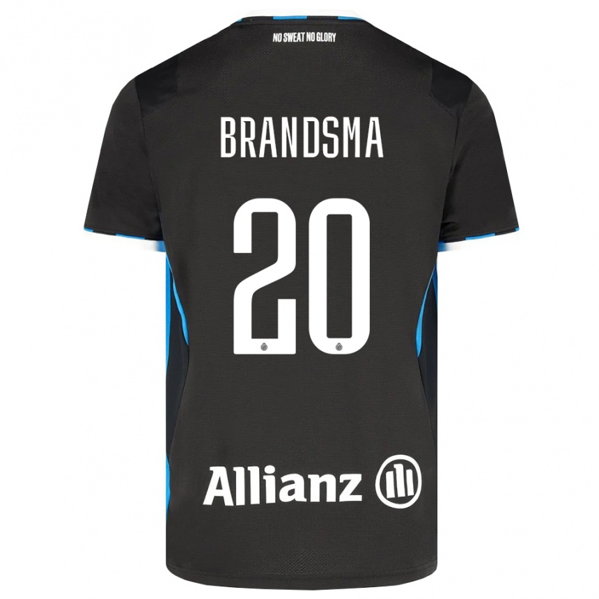 ילדים כדורגל Ilke Brandsma #20 שחור אדום כחול ג'רזי ביתית 2026/27