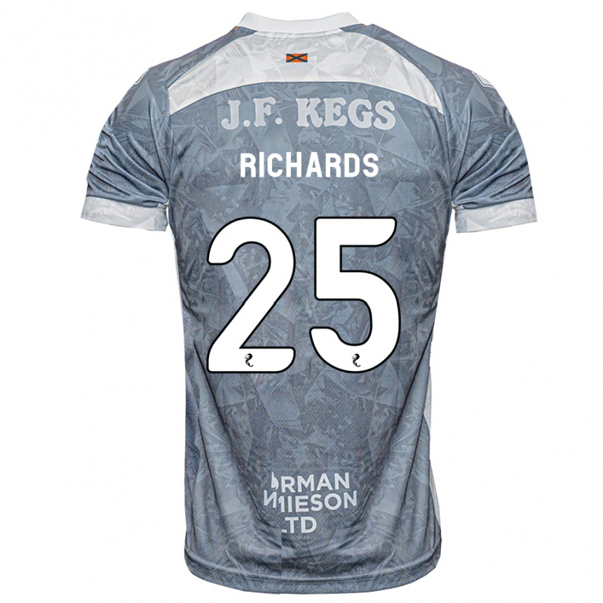 ילדים כדורגל Dave Richards #25 אפור דהוי הרחק ג'רזי 2026/27 ילדים כדורגל Dave Richards #25 אפור דהוי הרחק ג'רזי 2026/27