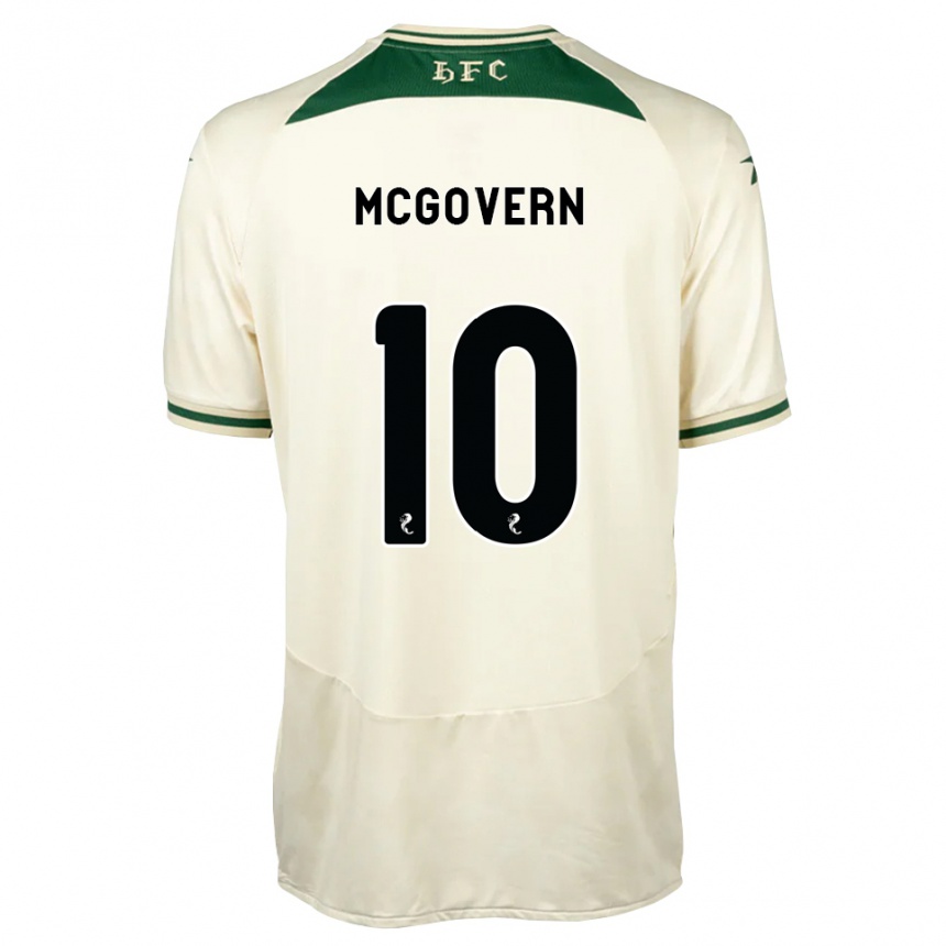 ילדים כדורגל Kathleen Mcgovern #10 לבן ירוק יער הרחק ג'רזי 2026/27
