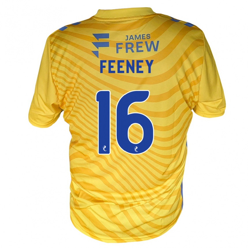 ילדים כדורגל Guy Feeney #16 כחול מלכותי צהוב הרחק ג'רזי 2026/27