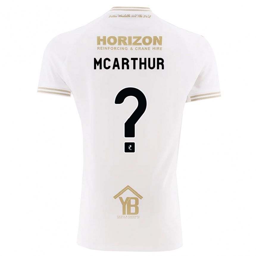 ילדים כדורגל Lucy Mcarthur #0 חיטה לבנה הרחק ג'רזי 2026/27