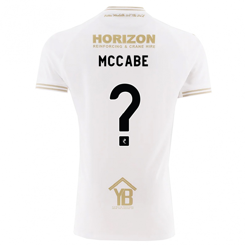ילדים כדורגל Karen Mccabe #0 חיטה לבנה הרחק ג'רזי 2026/27