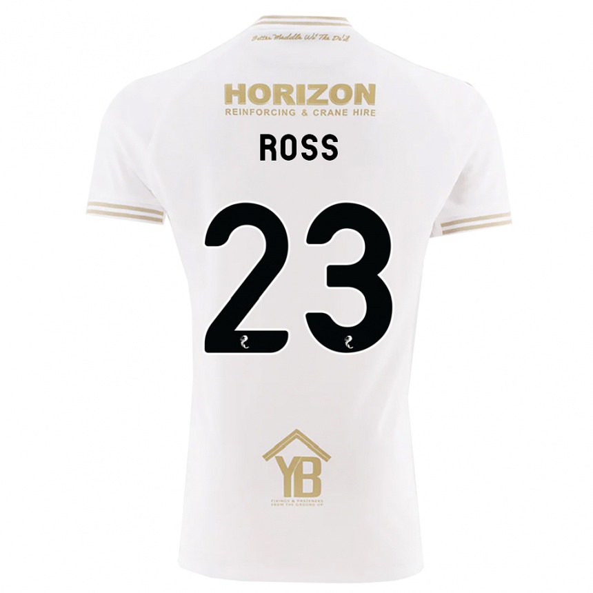 ילדים כדורגל Ethan Ross #23 חיטה לבנה הרחק ג'רזי 2026/27 ילדים כדורגל Ethan Ross #23 חיטה לבנה הרחק ג'רזי 2026/27