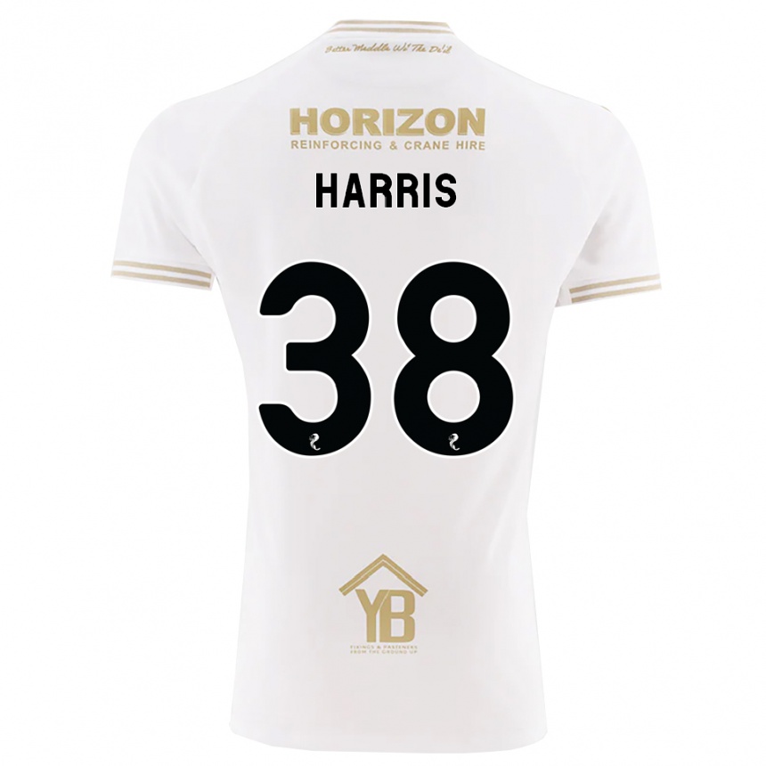 ילדים כדורגל Leo Harris #38 חיטה לבנה הרחק ג'רזי 2026/27