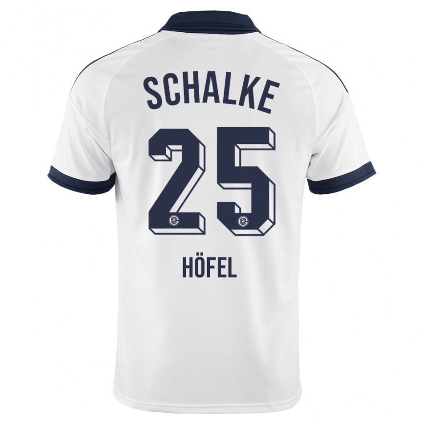 ילדים כדורגל Luca Höfel #25 שחור לבן הרחק ג'רזי 2026/27